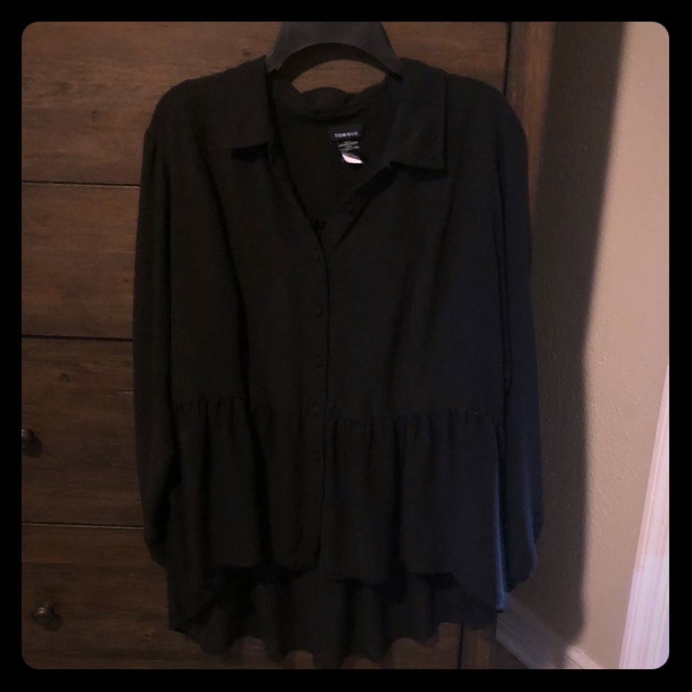 Torrid hi low top size 2 lace back